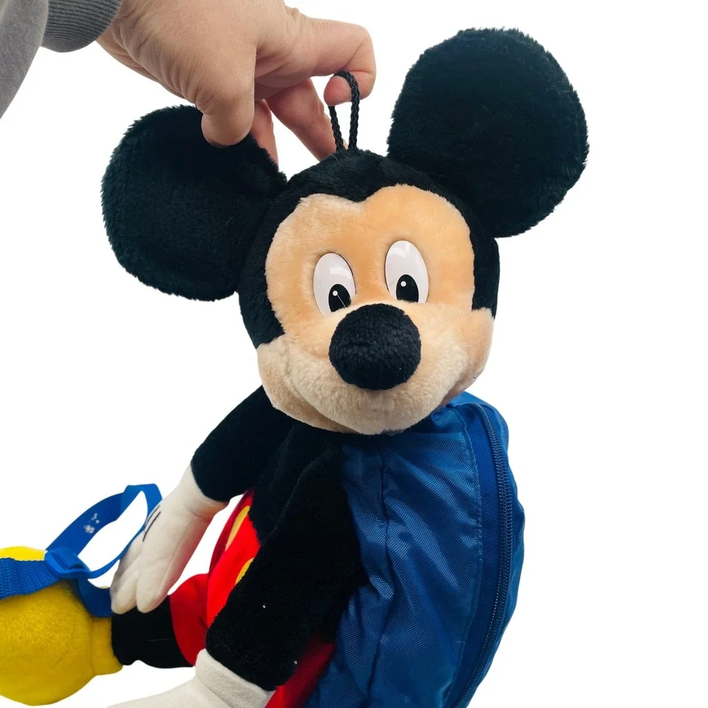 Vtg Disney Mickey Stuff for Kids‎ Stuffed Animal Backpack Blue 90s Kidcore 18